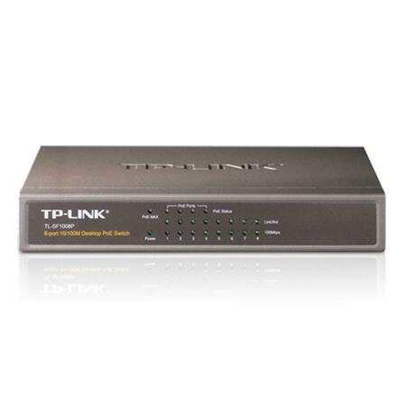 TP-LINK Network 8-port 10-100M Desktop PoE Switch TL-SF1008P